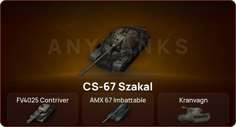 World of Tanks — 16 Топов | CS-67 Szakal | FV4025 Contriver | AMX 67 Imbattable 