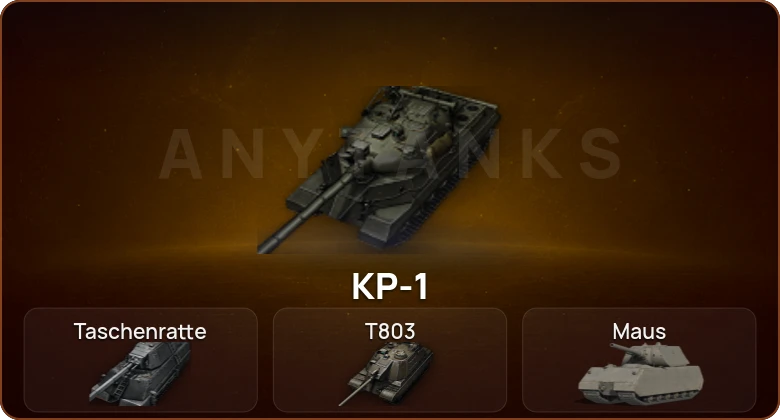 World of Tanks — 12 Топов | КР-1 | Taschenratte | T803  | Смена пароля