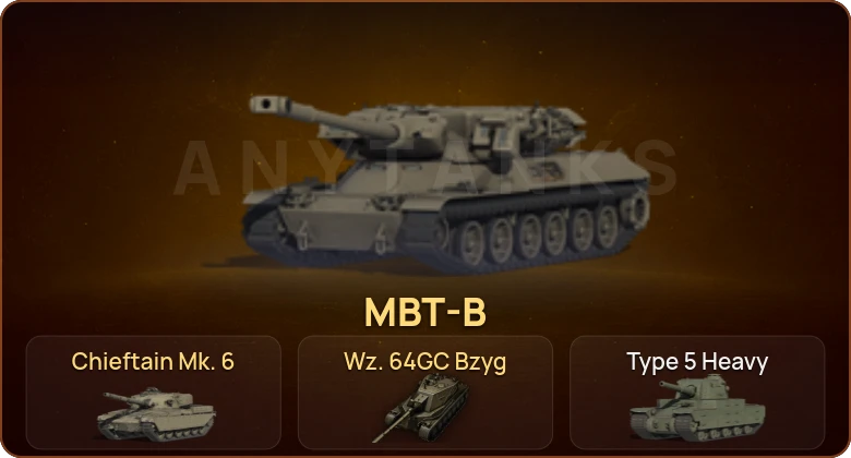 World of Tanks — 10 Топов | Chieftain Mk. 6 | MBT-B  | Смена пароля
