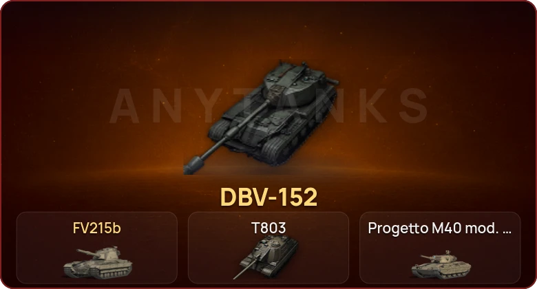 World of Tanks — Неактив | 14 Топов | T803 | DBV-152 