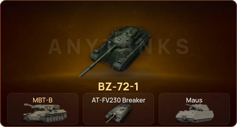World of Tanks — 7 Топов | AT-FV230 Breaker | BZ-72-1 | MBT-B  | Смена пароля