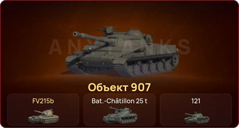 World of Tanks — Неактив | 19 Топов | Объект 907 