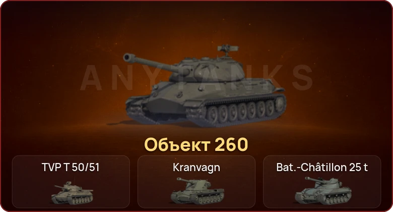 World of Tanks — Неактив | 20 Топов | Объект 260 