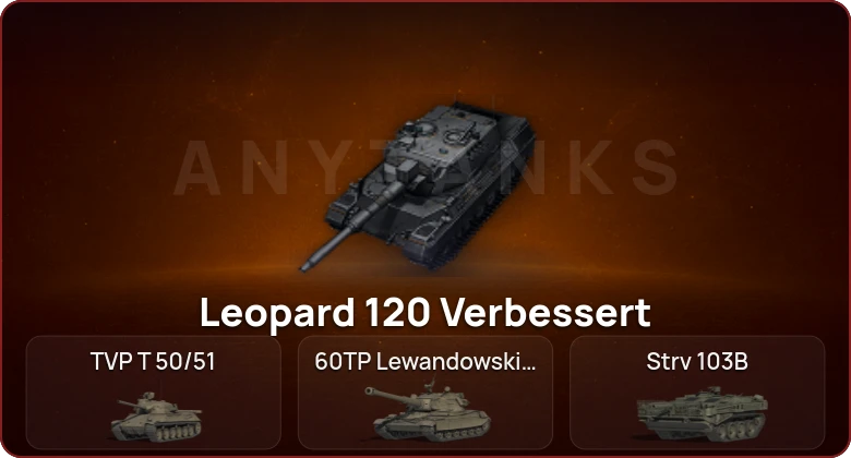 World of Tanks — Неактив | 8 Топов | Leopard 120 Verbessert 