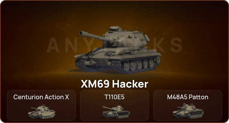 World of Tanks — 6 Топов | XM69 Hacker 