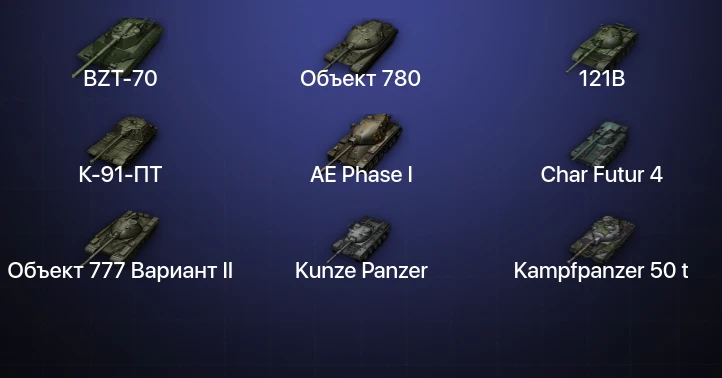 Мир Танков — 37 Топов | Объект 780 | BZT-70 