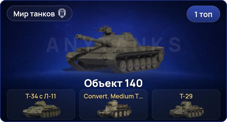 Мир Танков — 1 Топ  