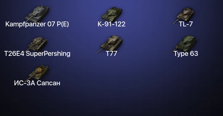 Мир Танков — 5 Топов | Kampfpanzer 07 P(E) 