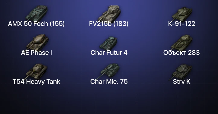 Мир Танков — 17 Топов | FV215b (183) 