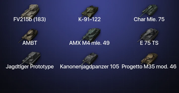 Мир Танков — 15 Топов | FV215b (183) 
