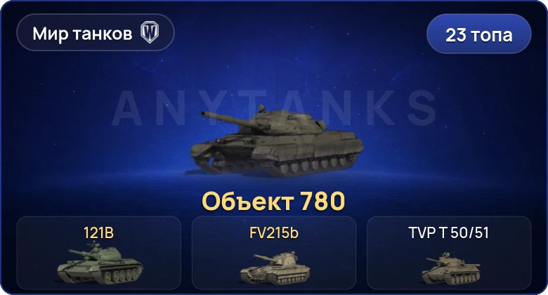World of Tanks (RU) — 23 Топа | Объект 780 | Объект 279 