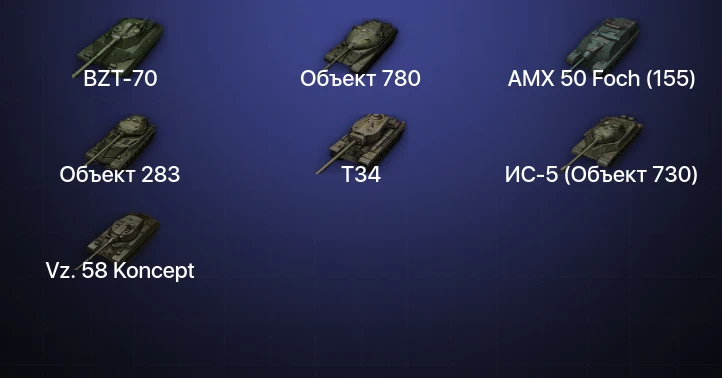 Мир Танков — 11 Топов | Объект 780 | BZT-70 