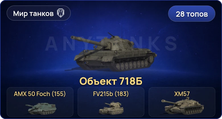 Мир Танков — 28 Топов | Объект 718Б | FV215b (183) | BZ-176 