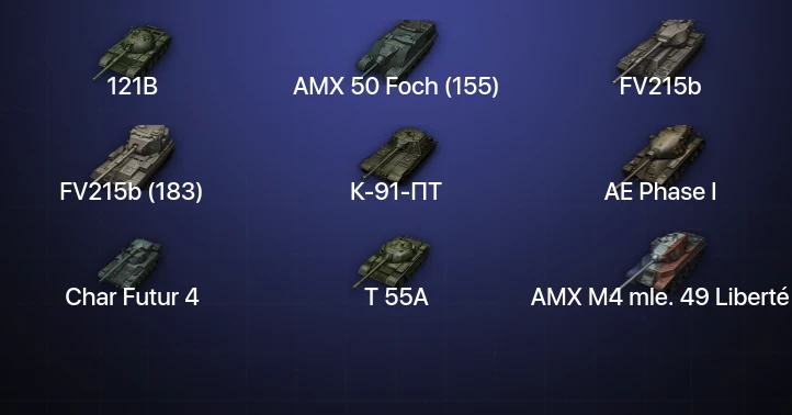 Мир Танков — 25 Топов | FV215b (183) 