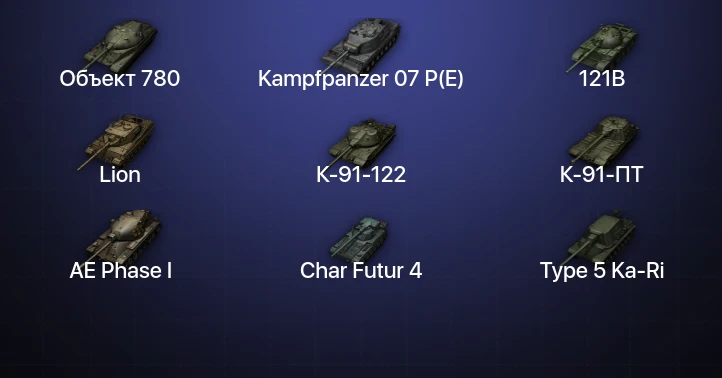 Мир Танков — 31 Топ | Kampfpanzer 07 P(E) | Объект 780 