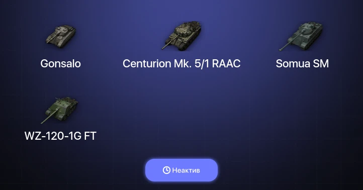 Мир Танков — Неактив | 2 Топа  