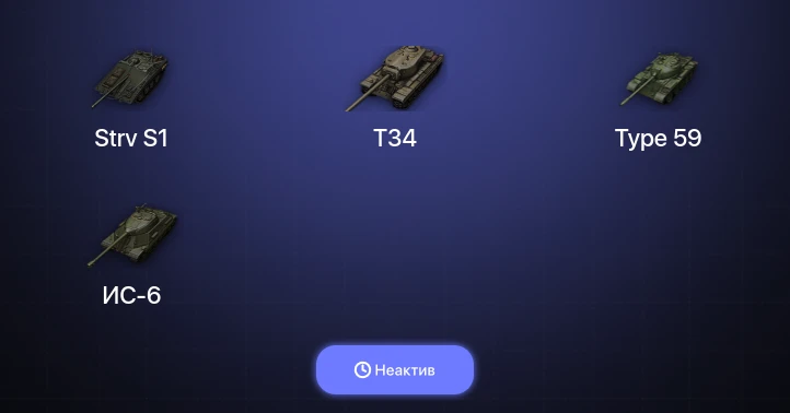 Мир Танков — Неактив | 4 Топа  