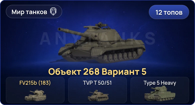 Мир Танков — 12 Топов | FV215b (183) 
