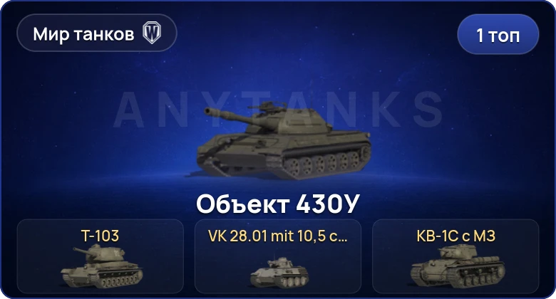Мир Танков — 1 Топ  