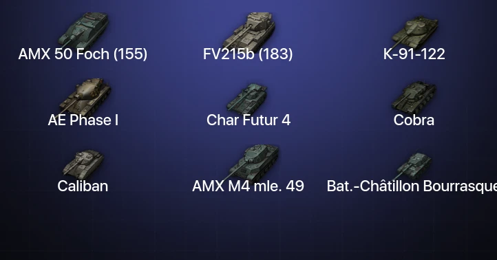 Мир Танков — 52 Топа | FV215b (183) | Cobra 
