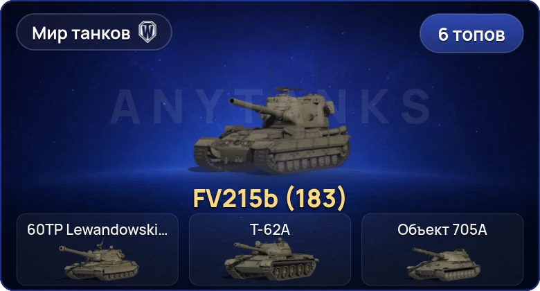 Мир Танков — 6 Топов | FV215b (183) 