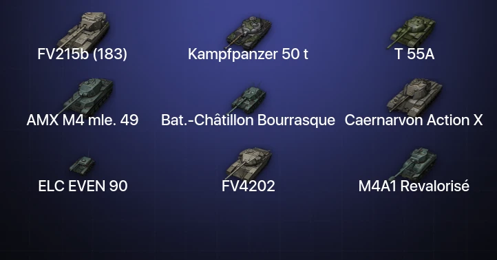 Мир Танков — 13 Топов | FV215b (183) 
