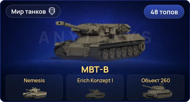 Мир Танков — 48 Топов | BZ-74-1 | Nemesis | Erich Konzept I | Объект 279 