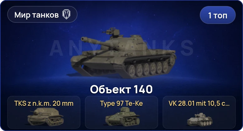 Мир Танков — 1 Топ  