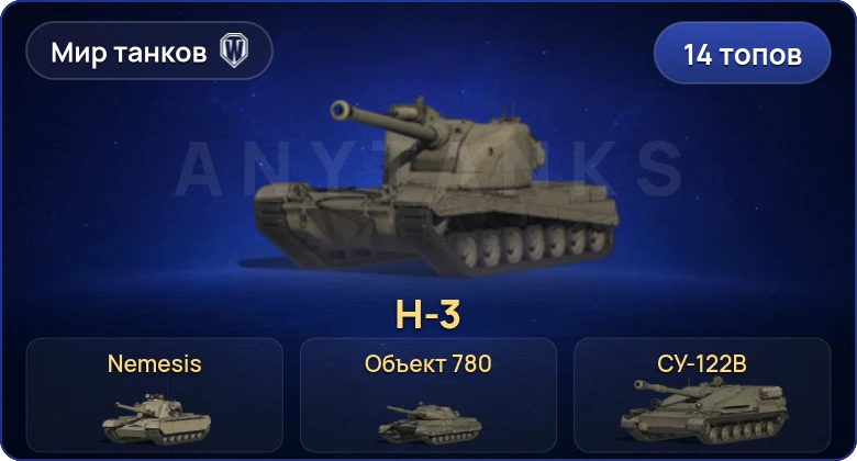 Мир Танков — 14 Топов | Объект 780 | H-3 | Nemesis | Waffenträger auf E 100 