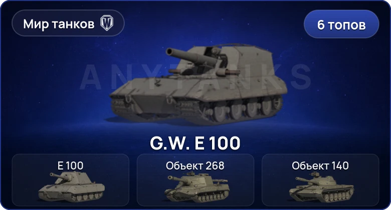 Мир Танков — 6 Топов  