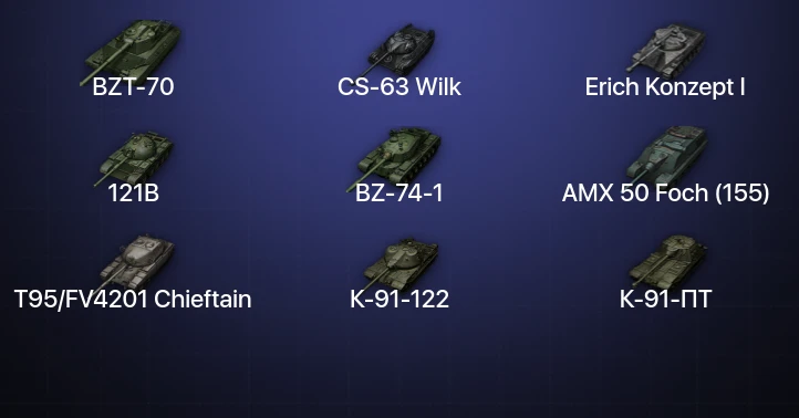 Мир Танков — 38 Топов | CS-63 Wilk | T95/FV4201 Chieftain | BZ-74-1 | Cobra 