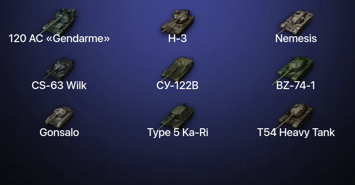Мир Танков — 24 Топа | CS-63 Wilk | BZ-74-1 | H-3 | 120 AC «Gendarme» 