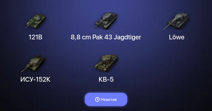 Мир Танков — Неактив | 3 Топа  
