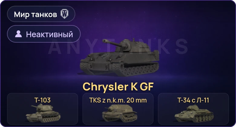 World of Tanks (RU) — Неактив | 13 Премов 