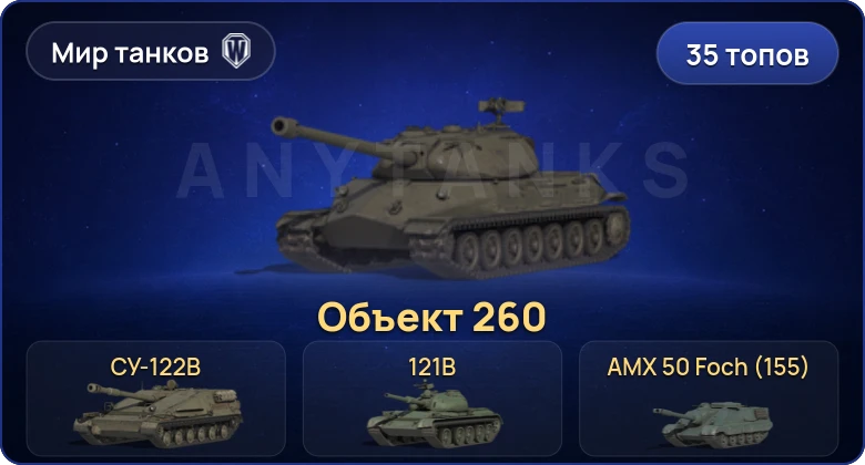 Мир Танков — 35 Топов | MBT-B | Объект 260 | FV215b (183) 