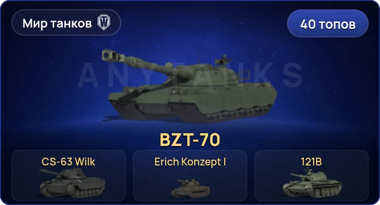 Мир Танков — 40 Топов | Eisbär | BZ-74-1 | CS-63 Wilk | Erich Konzept I 