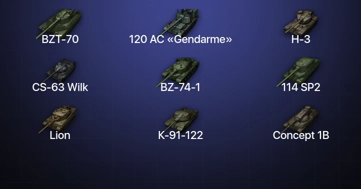 Мир Танков — 41 Топ | CS-63 Wilk | BZ-74-1 | H-3 | 120 AC «Gendarme» 