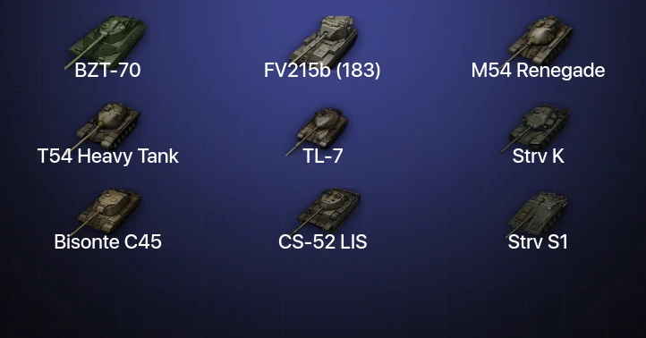 Мир Танков — 15 Топов | BZT-70 | FV215b (183) 