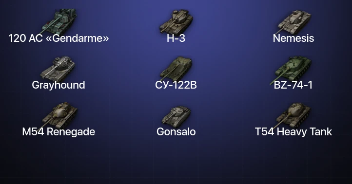 9 Топов | BZ-74-1 | H-3 | Nemesis | Grayhound 