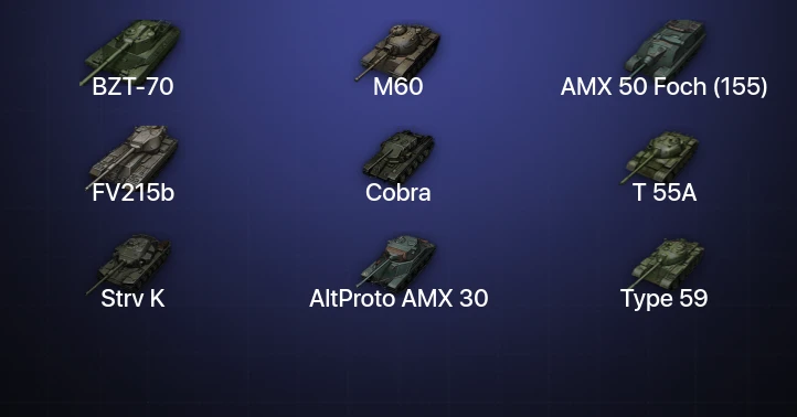 Мир Танков — 30 Топов | Cobra | BZT-70 