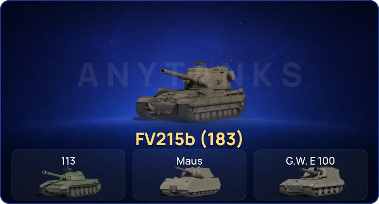 Мир Танков — 11 Топов | FV215b (183) 
