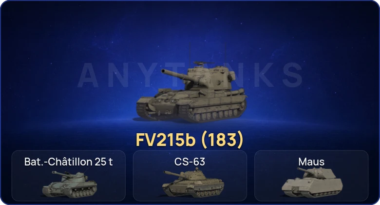 Мир Танков — 16 Топов | FV215b (183) 
