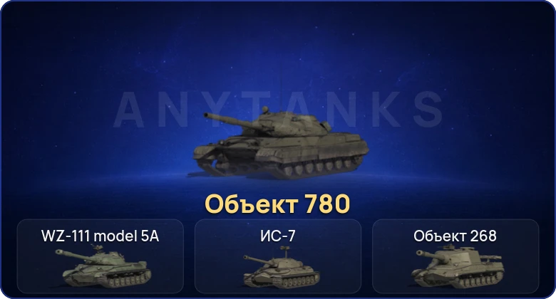 World of Tanks (RU) — 5 Топов | Объект 780 