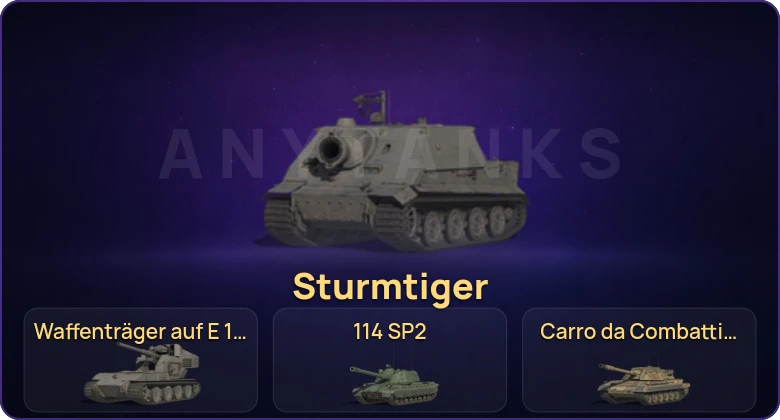 Мир Танков — Неактив | 52 Топа | Sturmtiger | Waffenträger auf E 100 | Carro da Combattimento 45 t | Cobra 