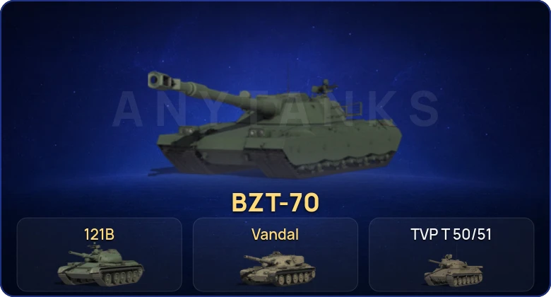 Мир Танков — 27 Топов | BZT-70 