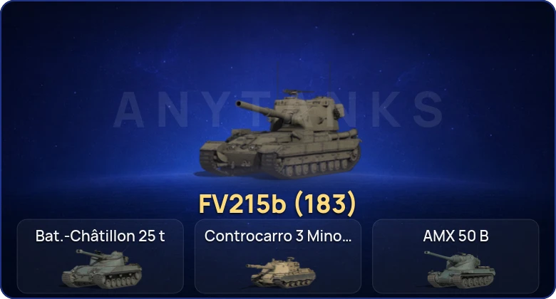 Мир Танков — 12 Топов | FV215b (183) 