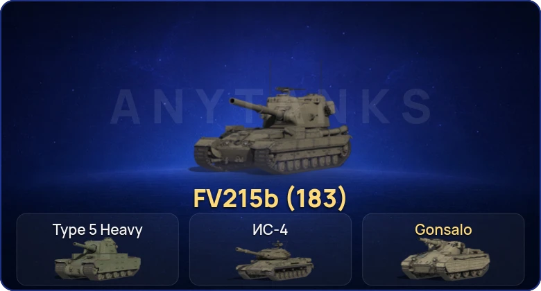 Мир Танков — 3 Топа | FV215b (183)  | Смена пароля