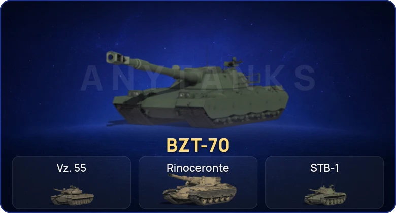 Мир Танков — 15 Топов | BZT-70 