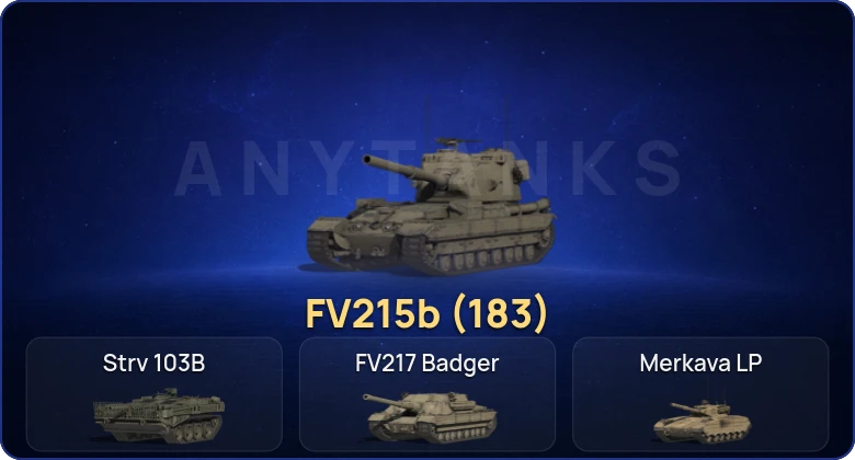Мир Танков — 4 Топа | FV215b (183)  | Смена пароля