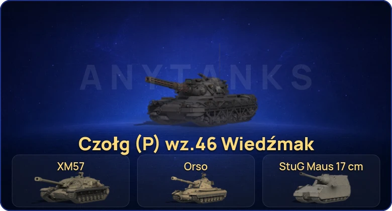 Мир Танков — 13 Топов | Czołg (P) wz.46 Wiedźmak 